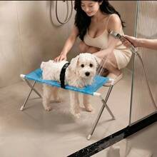 Foldable Pet Grooming Bed, Pet Bathing Stand, Home/Pet Store Cat & Dog Grooming Table - Multicolor - View 2