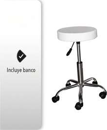 Spa Massage Table - White - View 7