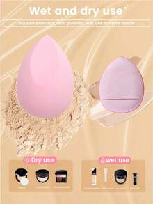 10pcs/1pc Makeup Sponge Set, Velvet Powder Puff, Concealer Sponge, Makeup Powder Puff, Makeup Sponge, Makeup Tools, Mixed Beauty Sponges Help Perfect Application Of Liquid, Cream And Foundation, Multi-Color Makeup Sponges, Latex-Free Dry/Wet Dual-Use Foundation Cream For Face Concealer Makeup, Velvet Triangle Powder Puff, Beauty Sponge, Makeup Sponge, Makeup Powder Puff - Multicolor - View 7
