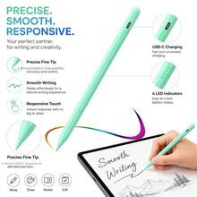 Universal Fast Response Stylus Pen, Compatible With Tablet And Phone Touchscreens, Suitable For IOS Android, Apple, Drawing, Gaming And Writing, 2018 And Later - Multicolor - View 5