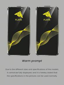 Anti-Peeping Transparent Edgeless 8K Faceted Large Arc Apple 18PROMAX Tempered Glass Duo Protective Film, Edgeless Fully Transparent Crystal Film, Built-In Dust-Proof Mesh, Dust-Proof And Anti-Gray, Smooth And Rounded Touch Without Sharp Edges, 360° Anti-Peeping From All Angles, Anti-Peeping From Top, Bottom, Left And Right - Black - View 8