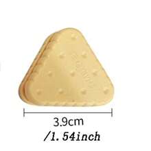 3PCS Fresh Creative Cookie Shaped Pencil Sharpeners - Random Style - Creative Pencil Sharpener Mini Compact Student Pencil Sharpener - A - View 2