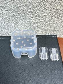 3件組 英國標準 20W Apple 充電器波浪防護套 UV彩繪雛菊圖案，適用於英國標準 20W Apple 快充充電器，20W 英國充電器防斷裂保護套 - 彩色 - 查看 3