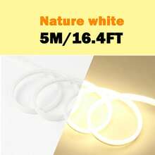 360° Bendable Integrated Silicone LED Neon Strip, Cuttable Neon Rope Light, Uniform Glow No Dark Spots, AA Battery Box (Batteries Not Included), For Home Wall DIY Decor - Multicolor - View 19