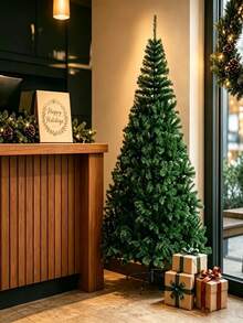 Artificial Dense Pine Needle Christmas Tree, Full Branches With Stand, Detachable Assembly, Xmas Decor For Home Living Room Shop - Multiple Specifications - View 6