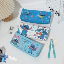 Disney Stitch Pencil Case Highly Attractive Large Capacity PU Leather Stationery Box Intergalactic Baby Pencil Pouch - Multicolor - View 1