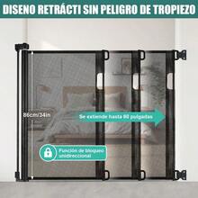 Baby Protection Gate - Negro - View 6