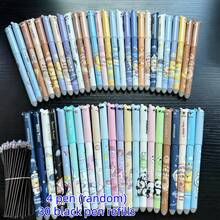 34pcs Set Including 4 Random Pens + 30 Refills (Blue/Black Ink), Erasable Neutral Pen Set With Built-In Eraser, Suitable For Note-Taking, Daily Writing, High-Quality Office And Student Stationery, Great Birthday Gift - Multicolor - View 16