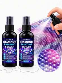 Diamond Painting Sealant Spray, Anti-Falling Clear Sealant, Suitable For Diamond Art Puzzle Crafts, Fix Loose Diamonds, Lock In Shiny Shine, Anti-Yellowing, Quick Drying, Non-Stick - A - View 1