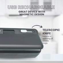 密封機，便攜式電動智能密封機，適用於家庭廚房保存食物和戶外露營密封食物袋。真空袋密封機，是食物保存的必需工具。秋冬季食物儲存工具 - 彩色 - 查看 8