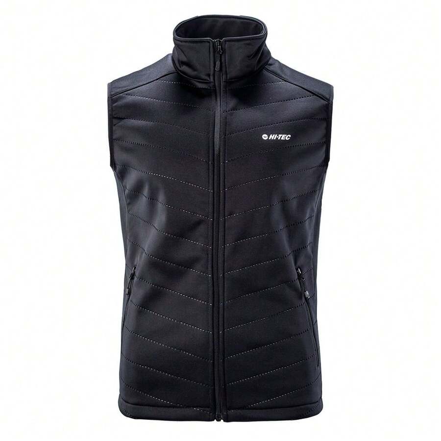 Hitec Hi-Tec Mens Octavio Softshell Gilet - Black - View 1