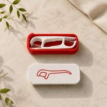 Reusable Floss Pick Storage Box, Portable Dust-Proof Floss Dispenser, Pocket-Sized Floss Storage Case, Suitable For Travel, Office And Daily Oral Hygiene - A - View 3