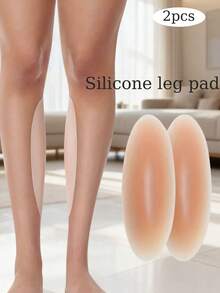 2pcs Invisible Silicone Calf Pads, Shape And Support Calves, Plump Calf Effect, Suitable For Women Of All Body Types - Multi-color - View 1