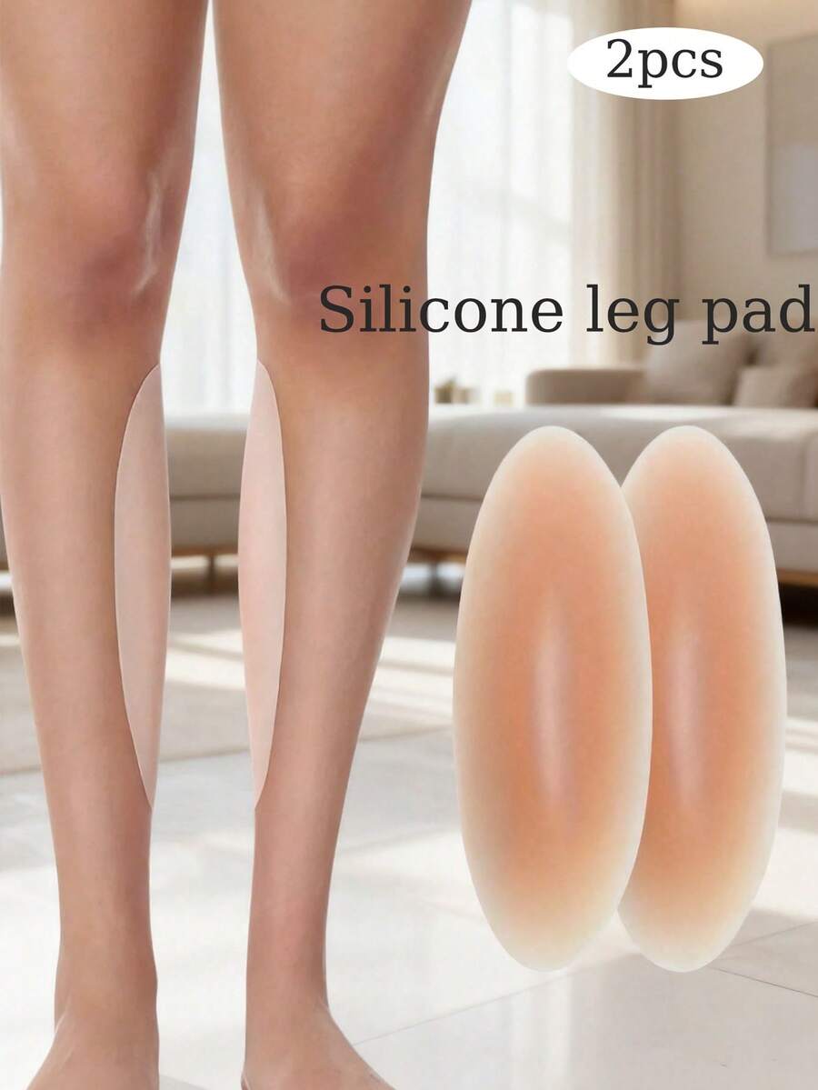 2pcs Invisible Silicone Calf Pads, Shape And Support Calves, Plump Calf Effect, Suitable For Women Of All Body Types - Multi-color - View 1