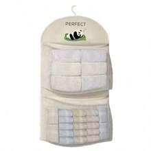 1pc Panda Theme Nylon Hanging Storage Bag, For Underwear And Socks, Breathable Mesh, Can Be Hung On Wall Or Door, Multi-Compartment Design, Suitable For Bedroom, Bathroom And Kitchen, Portable Wardrobe,Bedroom Room Decor,Back To School - Multicolor - View 15