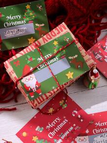 10/20pcs Christmas Scratch-Off Cards - Red & Green Holiday Gift Cards, Merry Christmas Design, Suitable For Parties, Events, DIY Rewards, Christmas And Snowflake Decor - View 9
