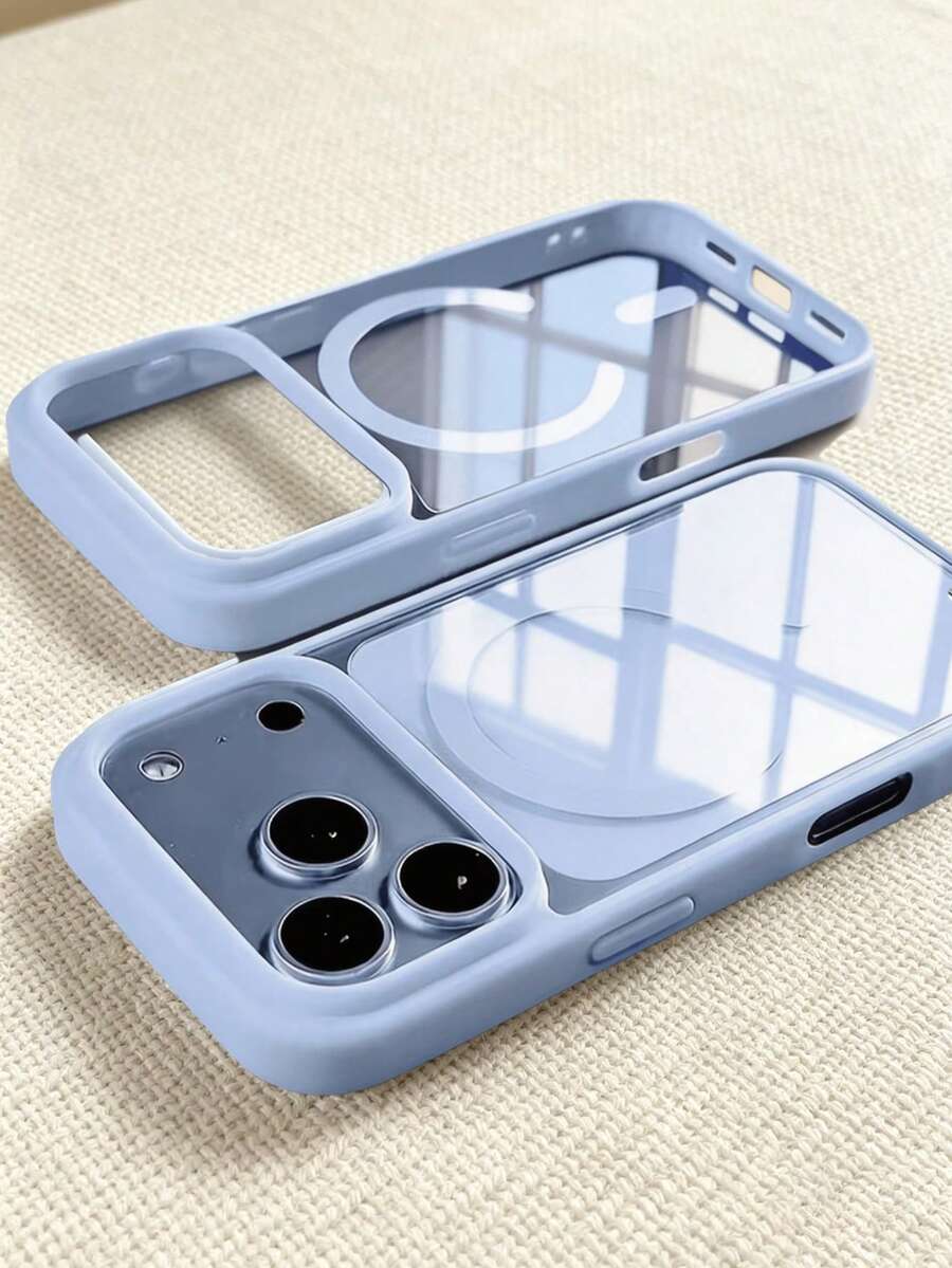 奢華透明水晶清澈硬殼磁吸手機殼，相容 iPhone 18 17 Pro Max 16 15 14 13 Pro Max 17 Air，支援無線充電，防震保護殼