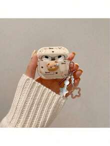 White Bear Element Bluetooth Earphone Case White Teddy Bear Element Bluetooth Earphone Case Compatible With Apple Bluetooth Earphones 4th Gen, Apple Protective Case For 2nd/3rd Gen, New Vintage White Protective Cover Spring Gift Birthday - Clear - View 15