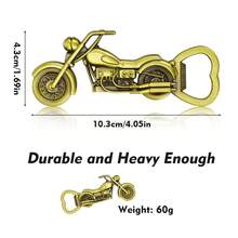 1 buah Pembuka Botol Motor Vintage - Desain Logam yang Rumit, Sempurna untuk Bir dan Anggur, Hadiah Ideal untuk Penggemar Motor, Perlengkapan Bar Rumahan, Hadiah Natal - View 3