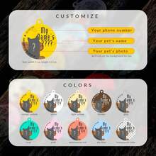 Personalized Dog Tag, Custom Photo And Name, Personalized Gift - Multicolor - View 7