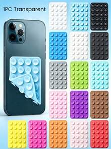 48pcs Double-Sided Suction Cup Phone Holder, 24 Suction Cups On Each Side. Detachable Phone Holder, Waterproof, 360° Rotation. Suitable For Bathroom Walls, Glass Mirrors, Dressing Tables And Other Smooth Surfaces, Not Suitable For Rough Walls. Compatible With All Phones And Mini Tablets - Multicolor - View 26