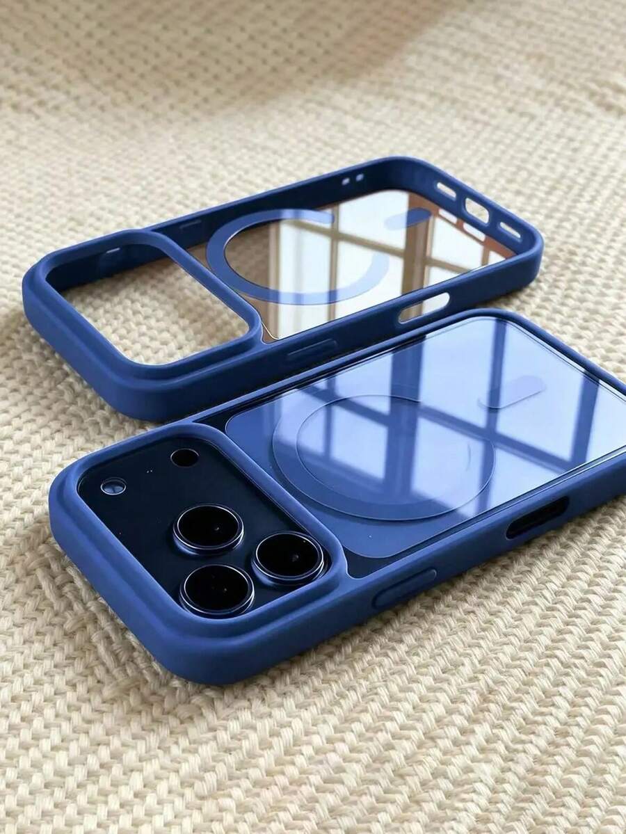 奢華透明清澈硬殼磁吸手機殼，相容 iPhone 18 17 Pro Max 16 15 14 13 Pro Max 17 Air，支援無線充電，防震防摔保護殼