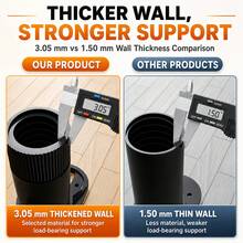 Set Of 4 Heavy-Duty Adjustable Height Bed Legs, Suitable For Beds, Sofas, Cabinets And Tables; Can Be Used For DIY Making Tables, Beds And Furniture Support (Not Suitable For Tilted Bed Legs). - L-18-30 - View 11