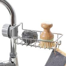 1 Rak Penyimpanan Pengering, Organizer Bulat untuk Wastafel, Bahan Stainless Steel, Dapat Digunakan untuk Menyimpan Spons, Sabun, Sikat, Handuk, Rak Penyimpanan Kamar Mandi - MultiWarna - View 6