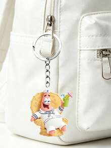 bandai Roadrunner Fishman, Lazy Chair Larry, Octopus-Shaped Keychain Pendant, Acrylic Material, High-Definition Pattern, Decorative Accessories For Daily Outfits Such As Backpacks And Handbags, Suitable As Gifts For Friends - Multicolor - View 15