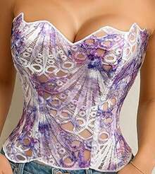 Corset Set - Baby Blue - View 10