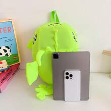 New Dinosaur Doll Plush Backpack, Cute Pattern Design, Multiple Colors Available, Suitable For School-Age Children - Multicolor - View 2