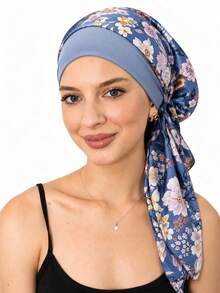Women's Chemotherapy Headscarf Cancer Patient Headwrap Lightweight Hair Loss Coverage Headscarf - Color - View 11