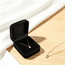 New Textured Jewelry Organizer Box, Suitable For Daily Jewelry Organization, Vanity Display, Travel Carrying And Gift Packaging. Black Velvet Texture Is Delicate, Can Store Necklaces, Pendants And Various Small Jewelry Items, Reduce Jewelry Tangling Problems, Convenient For Finding Items, Can Be Given As A Small Gift To Beauty-Loving Friends - Multicolor - View 8