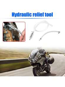 Motorcycle Brake Bleeder Kit Manual Fluid Extractor Pump One Way Check Valve Hydraulic Brake Clutch Bleeding Tool - A - View 3