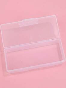 1pc Shiny Full Rhinestone Nail Art Storage Box, Nail Tool Storage Box, Suitable For Nail Files, Gel Pens, Nail File Storage Rack, Nail Brush Storage Box, Stationery Storage Box, Gel Nail Brush Sponge Storage Box - Multicolor - View 11
