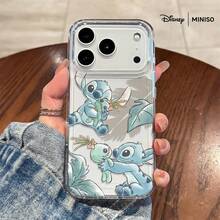 1件裝 Disney Stitch Scrump Hug 熱帶葉子圖案手機殼，相容 iPhone 18 Pro/18 Pro Max/17/17 Pro/17 Pro Max/17 Air/16/15/14/13/12/11/X 系列，iPhone 18 Pro Max 手機殼、iPhone 18 Pro 手機殼、iPhone 17 手機殼，聖誕襪小禮物，送女友 - 無色 - 查看 38