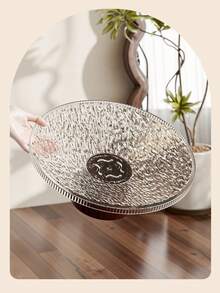 Vintage Style Tall Footed Fruit Bowl, Home Cake Dessert Plate, Dried Fruit Tea Snack Tray, Candy Dish, Living Room Key Storage Tray - Multicolor - View 8