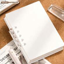 2/3pcs Random Color A7 Spiral Notebook, Coil Loose Leaf Memo Pad, Detachable Coil Pocket Diary, 80 Sheets Inner Pages, Minimalist Design, Suitable For Office, School, Travel And Holiday Gifts - Multicolor - View 7