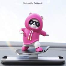 Car Interior Decor Sliding Bear Dashboard Ornament, Floating Screen Universal Car Dashboard Ornament, Cartoon Bear Dashboard Ornament, New Car Dashboard Ornament - Multiple Styles - View 15