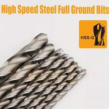 8-Piece Set Of Extra-Long 200mm Twist Drill Bits - Straight Shank, Suitable For Woodworking, Plastic And Jewelry Processing - Extended Twist Drill Bit Set - View 6