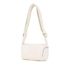 Skechers Casual Cylinder Shoulder Bag, Lightweight And Durable, Multi-Compartment Daily Crossbody Bag For Commuting, Size Approx. 25*15*5cm - Off White - View 4