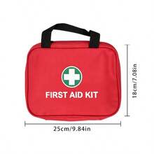 Premium Compact Trauma Kit With 330pcs, Perfect For Emergencies At Home, In The Office, In Your Car, While Traveling, Or During Outdoor Activities Like Camping, Hiking, And Boating (Red) - View 4