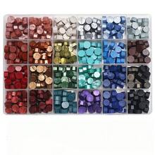 24/15-Grid Hexagonal Wax Beads For Wax Seal Stamps, Suitable For DIY Envelope Decoration, Wedding Invitations, Cards, Postcards, Gift Wrapping, Handicrafts And Scrapbooking - Boxed Wax Seal - View 13