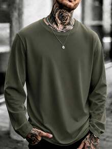 Men T-Shirts - Army Green - View 2