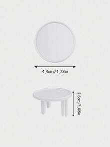 10 Pcs Toddler White Socket Protector Caps, Childproof Outlet Plug Safety Covers, Anti Electric Shock Guard, Baby Room Safety Supplies - Multicolor - View 7