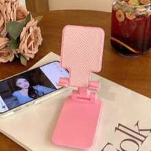 1pc Foldable Desktop Phone Stand, Height Adjustable Portable Phone Holder, Women's Travel Kitchen Essential, Suitable For All Phones - Multiple Styles - View 7