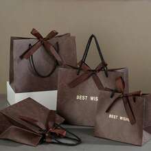 1/5 buah Tas Hadiah Nama yang Dipersonalisasi, Souvenir Pesta Ulang Tahun, Pernikahan, Pengiring Pengantin, Alternatif Kotak Hadiah, Cocok untuk Pesta, Penggunaan Sehari-hari, Belanja, Perjalanan, Tas Jinjing - beraneka warna - View 1