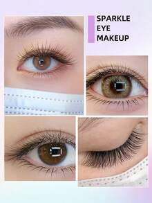 12 Rows Black Y-Shaped Pre-Fanned Y-Type Eyelash Extensions, Mini Fluffy Flower Style, C Curl, 0.07/0.10mm Thickness Holiday Lashes - View 9