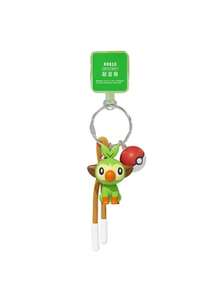 MINISO Pokemon Grookey Bag Charm Keychain With Pokeball Pendant For Tote Bag Purse Backpack, Birthday Christmas Gift - Style 1 - View 5