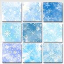 1/3/9pcs Winter Snowflake Sticky Notes 3x3 Inch Cute Snowflake Memo Pads Self-Adhesive Winter Christmas Memo Stickers School Office Home Supplies Student Teacher Winter Christmas Holiday Gift - one-size - View 2